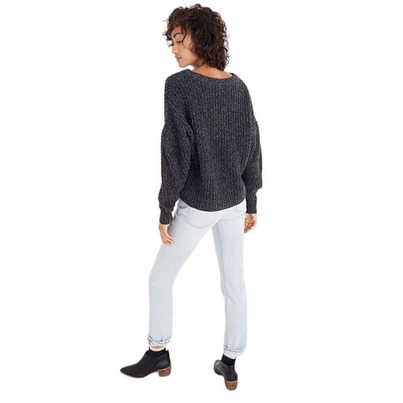 Madewell Pleated Sleeve Pullover Sweater - Picture 10 of 11